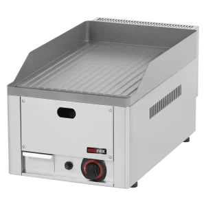 Grillplatte 32x48 Gas geriffelt Tisch | REDFOX - FTR 30 G