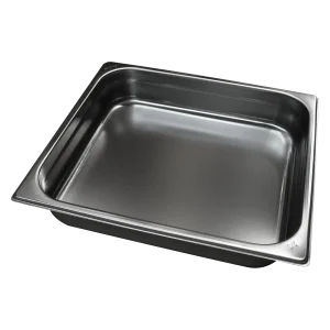 GN-Behälter GN 2/1 - 200 Fallgriff Edelstahl | REDFOX - GN 2/1-200 U