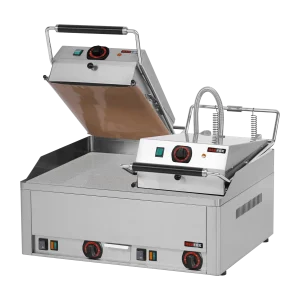 Steakgrill elektrisch doppelt 65x48 Tisch DURABLE CHROM | REDFOX - KD 66 E