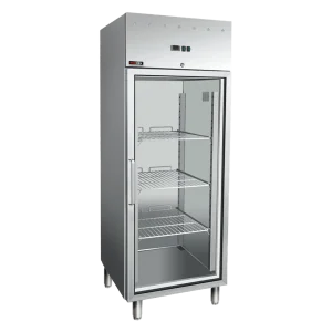 Kühlschrank GN 700 l Edelstahl verglast | REDFOX - MN 700G