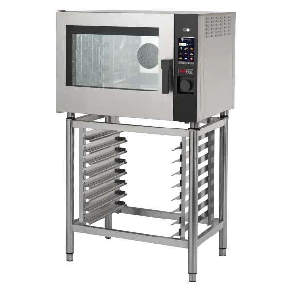Kombidämpfer elektrisch 5x GN 1/1 verstärkte Version, Einspritzung, Touchdisplay, automatisches Waschen, linke Tür | REDFOX - MPD 0511 X ELAM