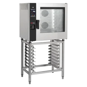 Kombidämpfer elektrisch 7x GN 1/1, 12,6 kW, Einspritzung, Touchdisplay, automatisches Waschen, rechte Tür | REDFOX - MPD 0711 X ERAM
