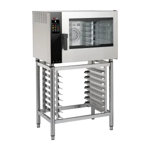 Four à convection électrique Vapeur directe Écran tactile couleur Porte battante à droite 5x GN 1/1 | REDFOX - MPDN 0511 ER
