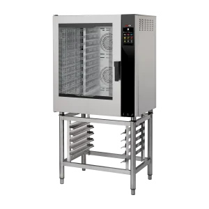 Four électrique à convection version renforcée Vapeur directe Écran tactile couleur Porte battante à gauche 10x GN 1/1 | REDFOX - MPDN 1011 X EL