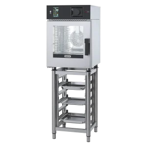 Kombidämpfer MINI elektrisch 6x GN 1/1 automatische Wäsche Einspritzung Touchdisplay Bedienfeld 5" 400 V Türen L | REDFOX - MSDBD 0611 EL