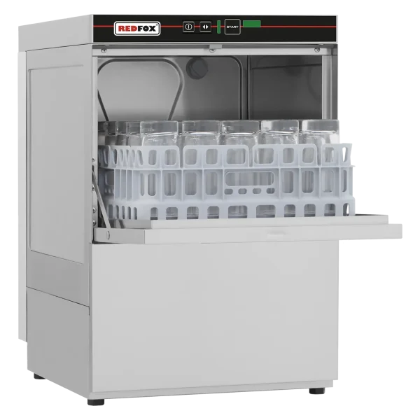 Geschirrspülmaschine einwandig mit Schmutzwasserpumpe 35x35 - 230 V | REDFOX - QQI 37 P