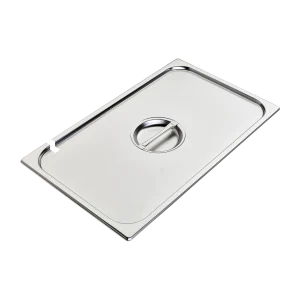 Deckel GN 1/1 Kellenöffnung Edelstahl | REDFOX - VGN 1/1 N