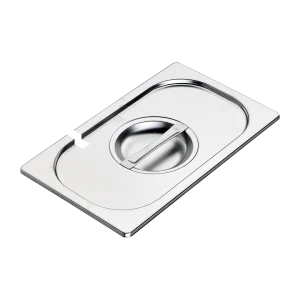 Deckel GN 1/4 Kellenöffnung Edelstahl | REDFOX - VGN 1/4 N