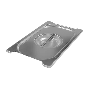 Deckel GN 1/4 Fallgriff Edelstahl | REDFOX - VGN 1/4 U