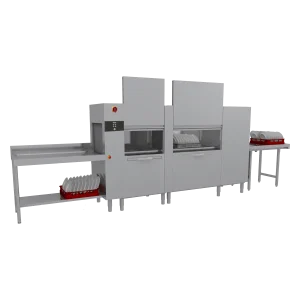 Tunnelspülmaschine 270 Körbe / h Kaltwasser, Ausgang links | RM - A 270 W ABT LX