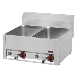 Bain Marie elektrisch 2x GN 1/1 - 150 ohne Unterbauten | REDFOX - BM 60 EL