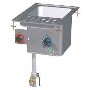 Pastakocher drop-in elektrisch 25 l ohne Unterbauten 400 V | RM - CPD-64ET