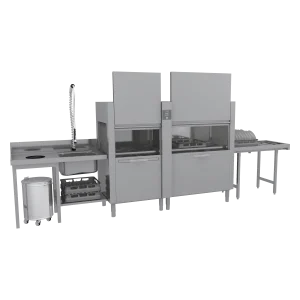 Tunnelspülmaschine 270 Körbe / h Kaltwasser, Ausgang rechts | RM - CT 270 W ABT RX