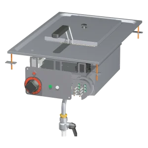 Fritteuse drop-in elektrisch 0,66 kW/l, 10 l 400 V | RM - F10D-64ET