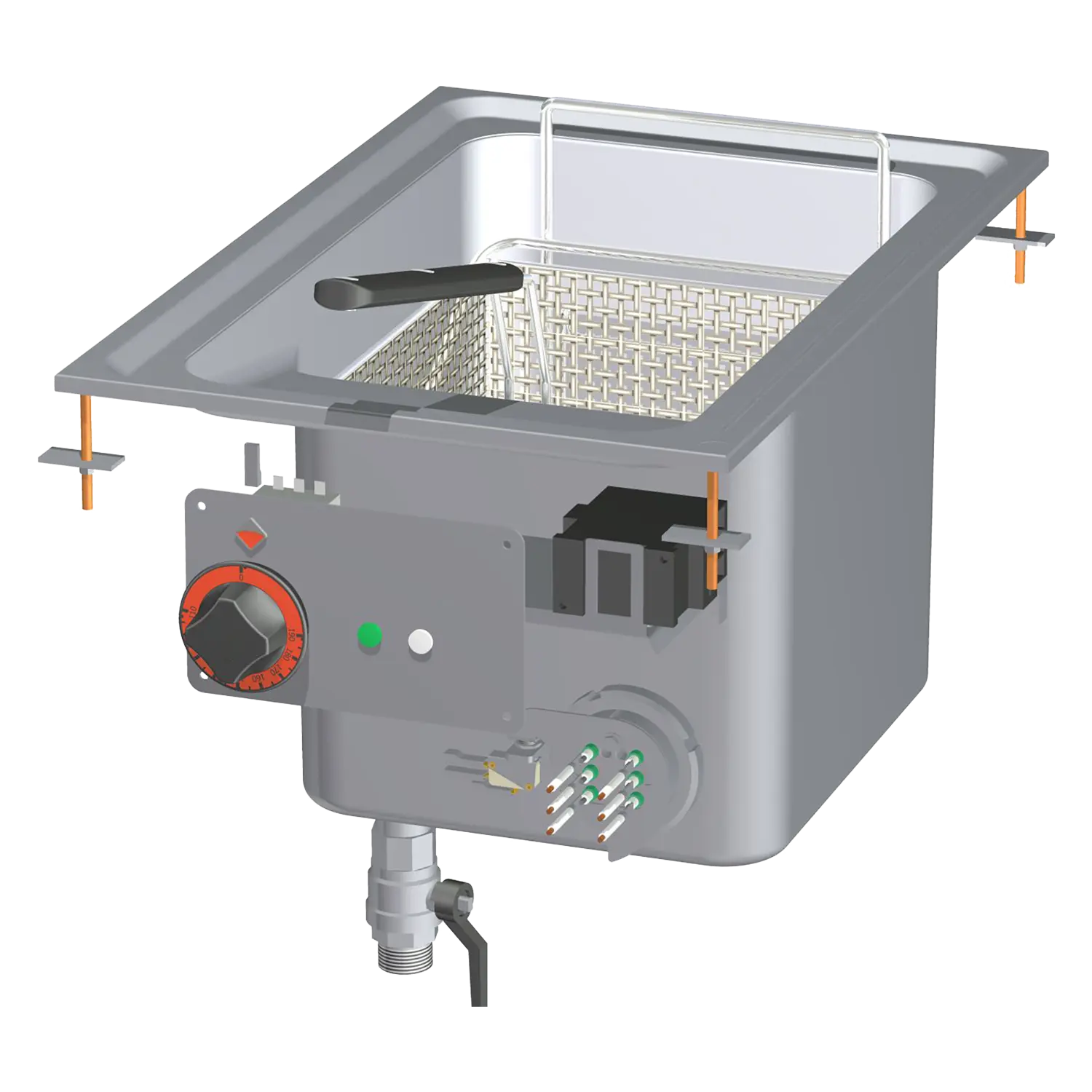 Fritteuse F18D-64ET für Gastronomie - InGastro Equipment