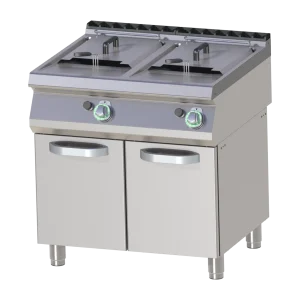 Gasfritteuse 2x 17lmit Unterbau | RM - FE 780/17 G
