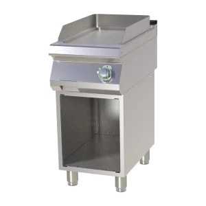Grillplatte glatt verchromt mit Unterbau | RM - FTHC 740 E