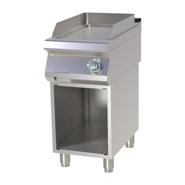 Grillplatte glatt verchromt mit Unterbau | RM - FTHC 740 E