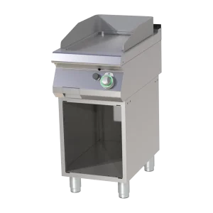 Grillplatte glatt verchromt mit Unterbau | RM - FTHC 740 G