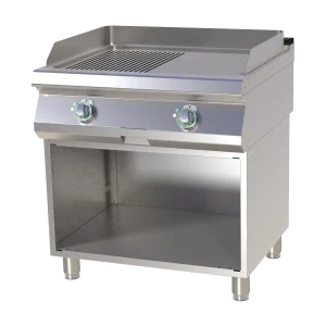 Grillplatte kombiniert verchromt mit Unterbau | RM - FTHRC 780 E