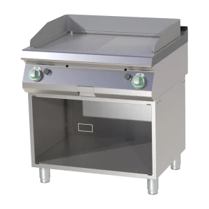 Grillplatte kombiniert verchromt mit Unterbau | RM - FTHRC 780 G