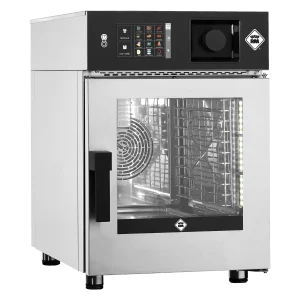 Kombidämpfer SLIM elektrisch 6x GN 1/1 automatische Wäsche Boiler Touchdisplay Bedienfeld 7" 400 V | RM - MSTBB 0611 E