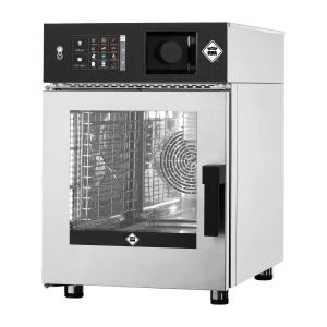 Kombidämpfer SLIM elektrisch 6x GN 1/1 automatische Wäsche Boiler Touchdisplay Bedienfeld 7" 400 V linke Tür | RM - MSTBB 0611 EL
