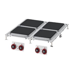 Herd elektrisch quadratisch 4 Zonen | RM - PCQD-88ET