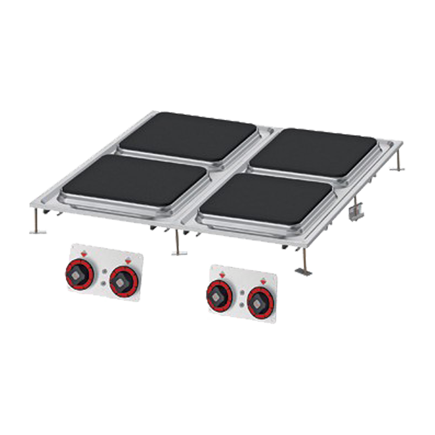 Buffet Quarzaufsatz PCQD-88ET für Gastronomie - InGastro Equipment