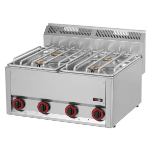Gasherd 4x Brenner ohne Unterbauten | REDFOX - SP 60 GLS