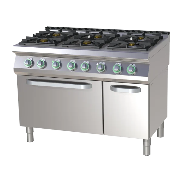 Gasherd mit elektrischem statischem Backofen | RM - SPST 7120/21 GE