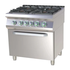Gasherd mit elektrischem statischem Backofen | RM - SPST 780/21 GE