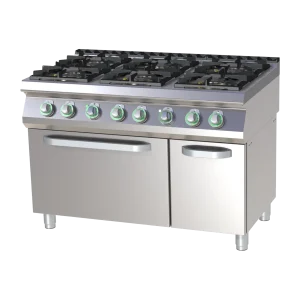 Gasherd mit elektrischem statischem Backofen | RM - SPT 7120/21 GE