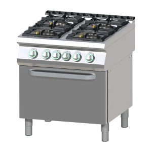 Gasherd mit elektrischem statischem Backofen | RM - SPT 780/21 GE
