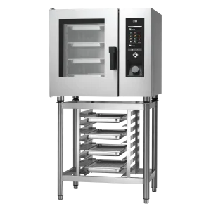 Kombidämpfer STEAMBOX elektrisch 6x GN 1/1 automatische Wäsche Boiler 400 V linke Tür | RM - STBB 0611 EL