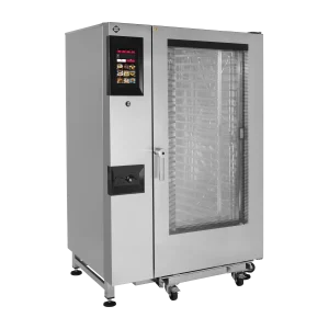 Four à convection gaz STEAMBOX 20x Chaudière GN 2/1 Écran tactile couleur Nettoyage automatique Écran 10" | RM - STMB 2021 G