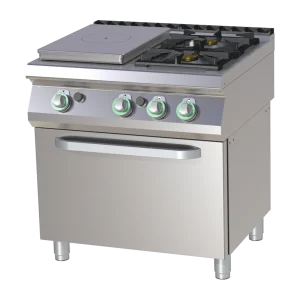 Glühplatten-Herd Gas mit Backofen | RM - STPST 780/21 G