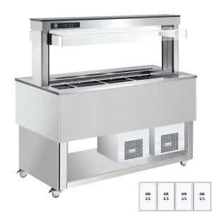 Tablettwagen TR-BLUE-4I blau für Restaurant und Gastronomie - InGastro Equipment