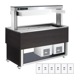 Tablettwagen TR-BLUE-6W blau für Restaurant und Gastronomie - InGastro Equipment