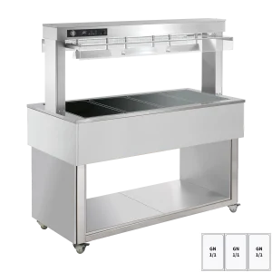 Tablettwagen TR-BROWN-3R braun für Restaurant und Gastronomie - InGastro Equipment