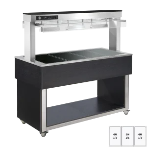 Tablettwagen TR-BROWN-3W braun für Restaurant und Gastronomie - InGastro Equipment