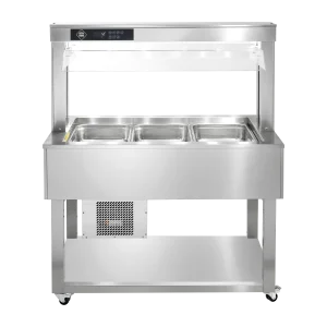 Tablettwagen TR-GREEN-3I grün für Restaurant und Gastronomie - InGastro Equipment