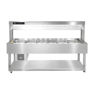 Tablettwagen TR-GREEN-6I grün für Restaurant und Gastronomie - InGastro Equipment