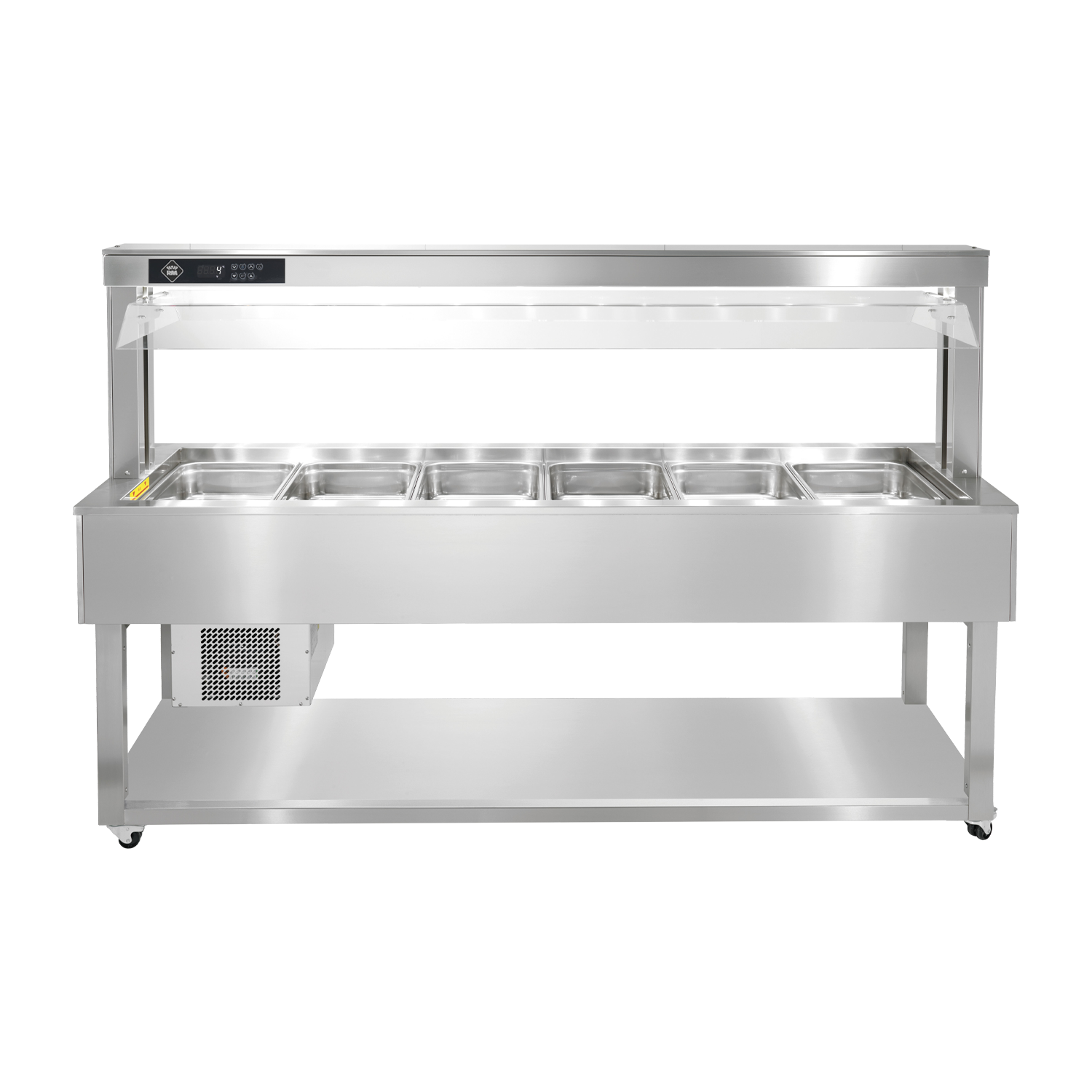 Tablettwagen TR-GREEN-6I grün für Restaurant und Gastronomie - InGastro Equipment