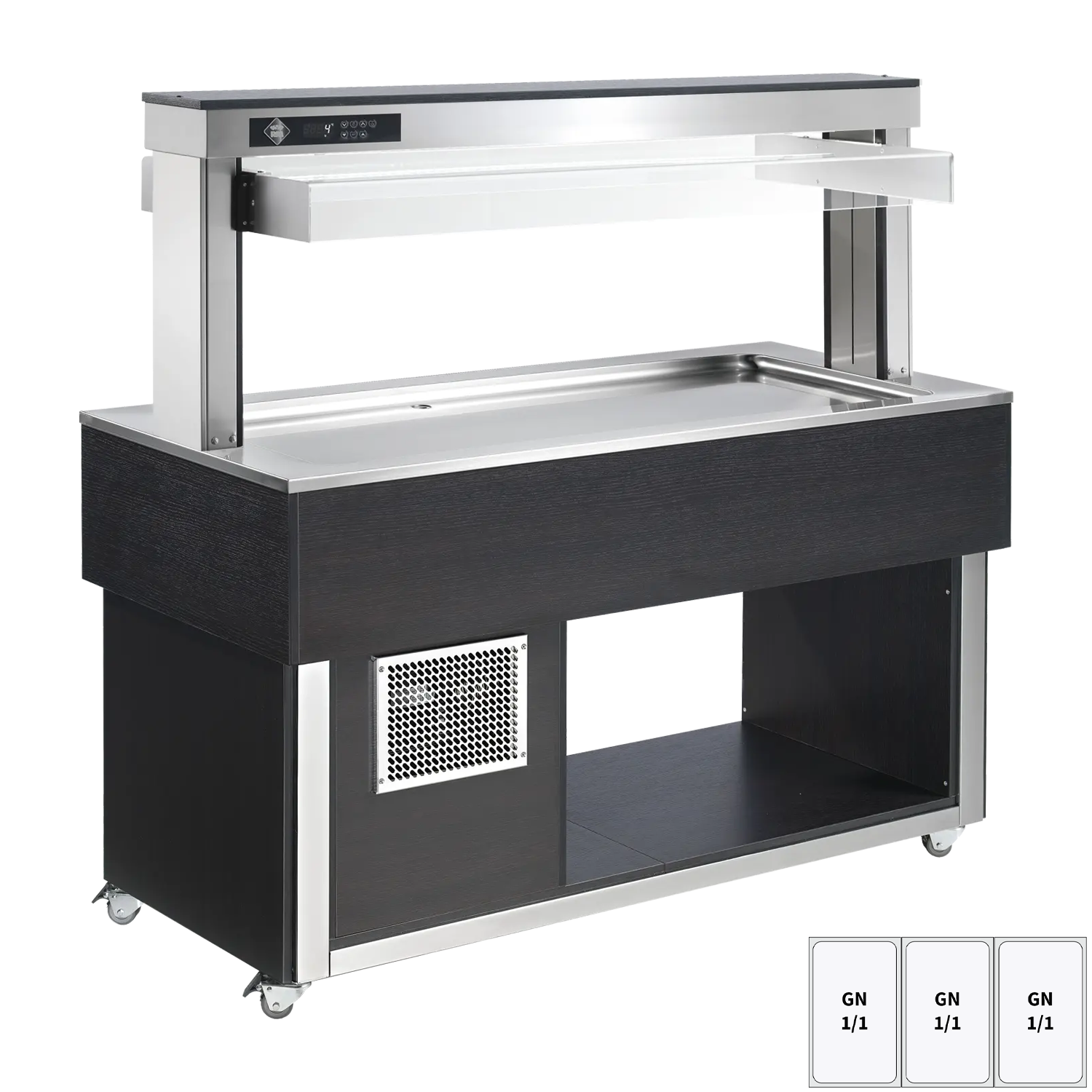 Tablettwagen TR-LIME-3W lime grün für Restaurant und Gastronomie - InGastro Equipment