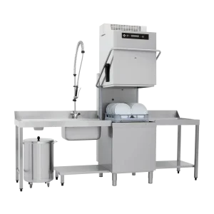 Durchschubspülmaschine doppelwandig Wasserenthärter Rückgewinnung 50x60 - 400 V | RM - TTA 162 REC ABT
