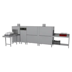 Tunnelspülmaschine 270, Kaltwasser, Ausgang links, Ecktrockenmodul | RM - XT 270 L XTRS XTRCO