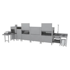 Tunnelspülmaschine 300, Kaltwasser, Ausgang links, Ecktrockenmodul | RM - XT 300 L XTRS