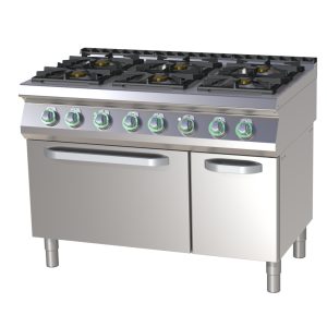 Gasherd mit elektrischem statischem Backofen | RM - SPST 7120B/21 GE