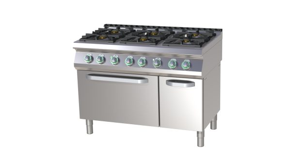 Gasherd mit elektrischem statischem Backofen | RM - SPST 7120A/21 GE
